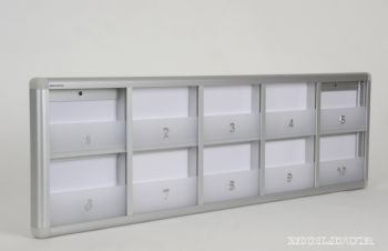 Posta kutusu 10 daire anahtars oynar bariyerli